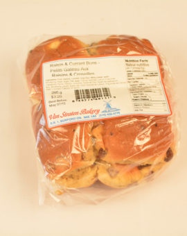 Van Straten Bakery Raisin & Currant Buns (8)