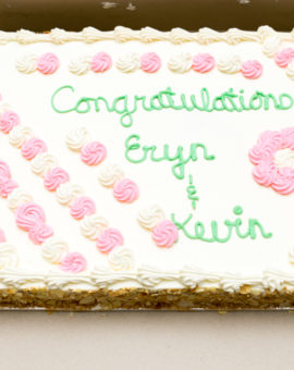 Full Slab Personalized Vanilla Cake