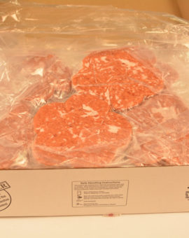Precooked Beef Burgers
