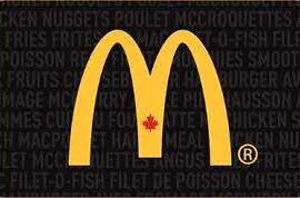 McDonald's Gift Card